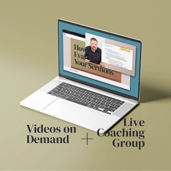 Videos On Demand + Live Coaching Ground The Preaching Lab